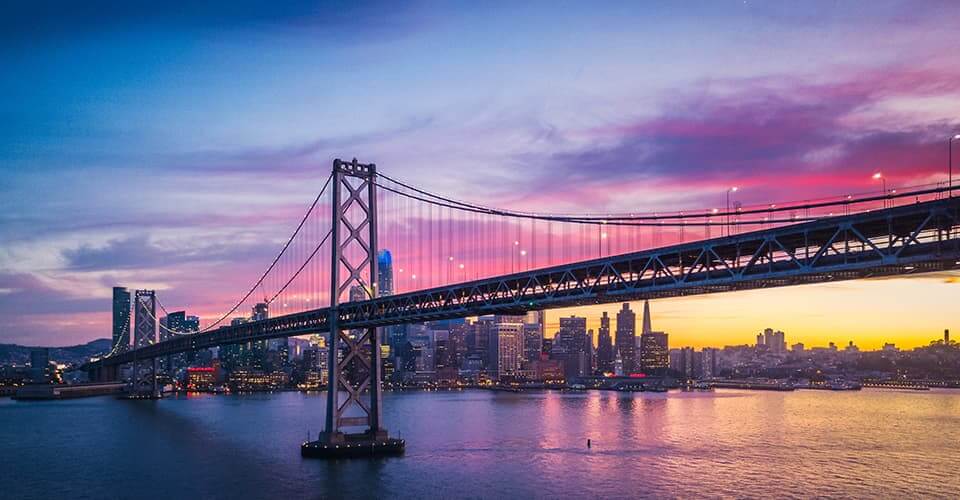 Bay Bridge in the Evening